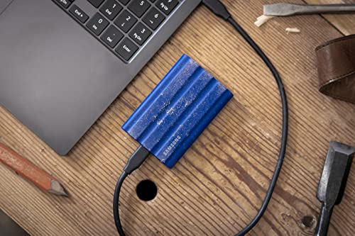 SAMSUNG T7 Shield 2TB, Portable SSD, up-to 1050MB/s, USB 3.2 Gen2, Rugged,IP65 Water & Dust Resistant, for Photographers, Content Creators and Gaming, Extenal Solid State Drive (MU-PE2T0S/AM), Black