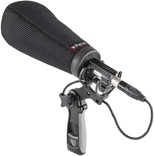 Rycote 33702 Softie Lyre Mount with Pistol Grip Handle for Shotgun Microphones