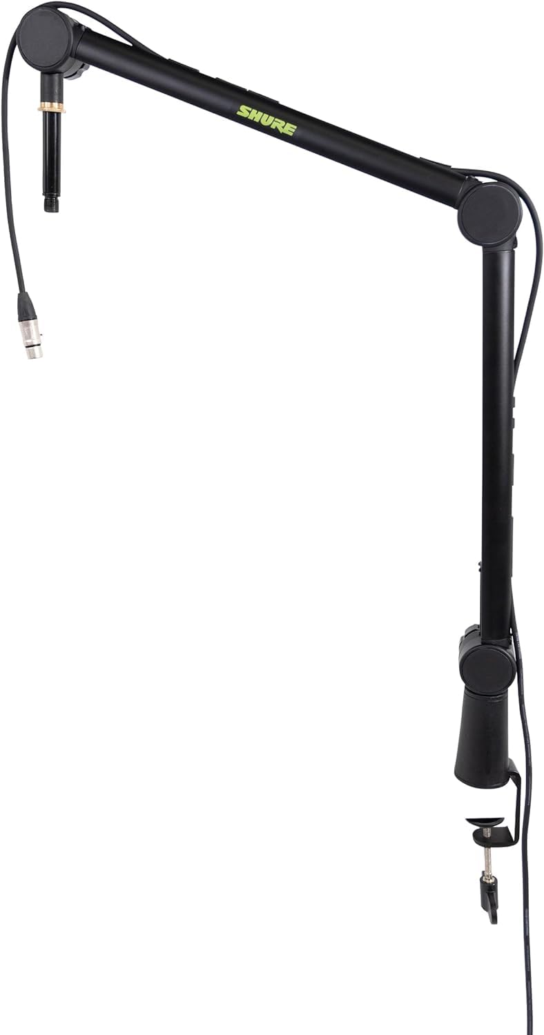 Shure MV7X XLR Podcast Microphone - Pro Quality Dynamic Mic for Podcasting & Vocal Recording, Voice-Isolating Technology, All Metal Construction, Mic Stand Compatible, Optimized Frequency - Black