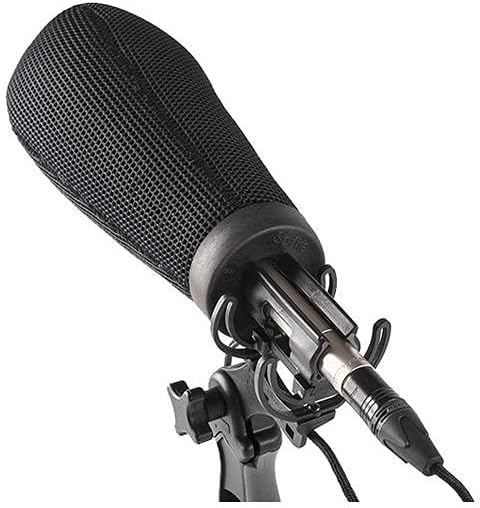 Rycote 33702 Softie Lyre Mount with Pistol Grip Handle for Shotgun Microphones