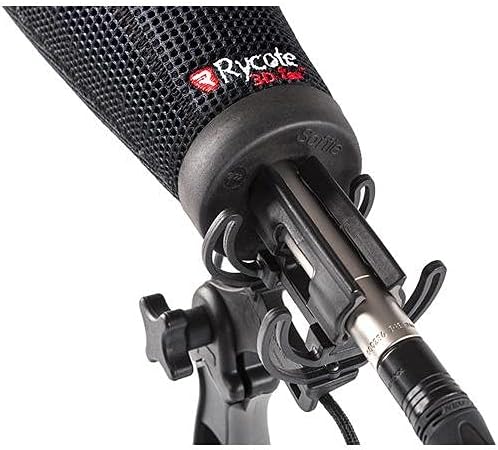 Rycote 33702 Softie Lyre Mount with Pistol Grip Handle for Shotgun Microphones